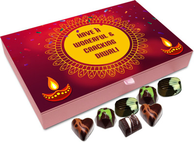 

Chocholik Diwali Sweets - Have A Wonderful And Astounding Diwali Chocolate Box - 12pc Truffles(144 g)