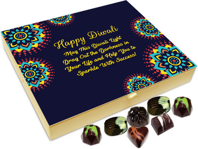 

Chocholik Diwali Sweets - May This Diwali Drag Out The Darkness In Your Life Chocolate Box - 20pc Truffles(240 g)