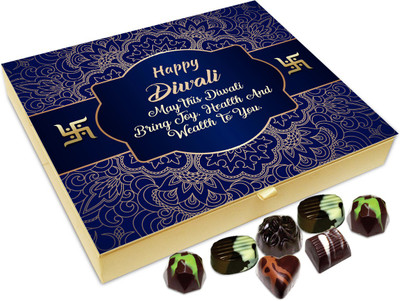 

Chocholik Diwali Sweets - May Diwali Bring Health Joy And Wealth In Your Life Chocolate Box - 20pc Truffles(240 g)