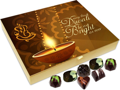 

Chocholik Diwali Sweets - May This Diwali Be The Most Charismatic Of All Chocolate Box - 20pc Truffles(240 g)