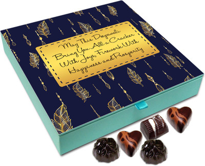 

Chocholik Diwali Sweets - May Happiness And Prosperity Enters Your Life This Diwali Chocolate Box - 9pc Truffles(108 g)