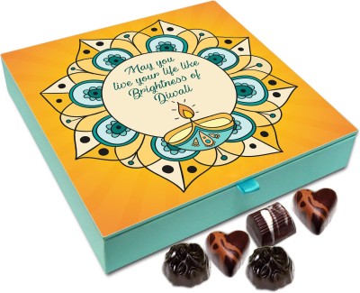 

Chocholik Diwali Sweets - May You Live Your Life Like Brightness Of Diwali Chocolate Box - 9pc Truffles(108 g)