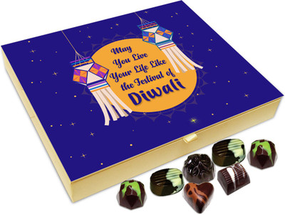 

Chocholik Diwali Sweets - May Your Life Be As Wonderful As Diwali Chocolate Box - 20pc Truffles(240 g)