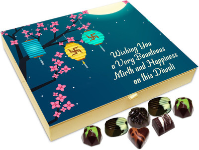 

Chocholik Diwali Sweets - Wishing You Happiness And Wisdom This Diwali Chocolate Box - 20pc Truffles(240 g)
