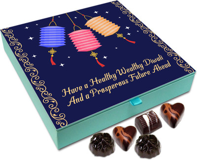 

Chocholik Diwali Sweets - Have A Healthy Wealthy And Prosperous Diwali Chocolate Box - 9pc Truffles(108 g)
