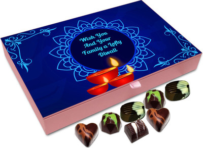 

Chocholik Diwali Sweets - Wish You And Your Family A Lofty Diwali Chocolate Box - 12pc Truffles(144 g)