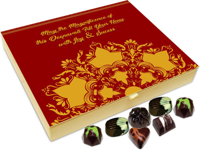 

Chocholik Diwali Sweets - May The Magnificence Of Diwali Fill Your Home With Joy And Happiness Chocolate Box - 20pc Truffles(240 g)