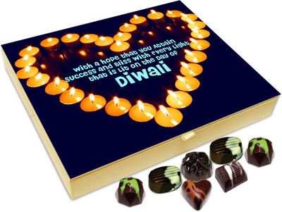 

Chocholik Diwali Sweets - Have A Wonderful And Joyful Diwali Chocolate Box - 20pc Truffles(240 g)