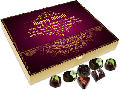 

Chocholik Diwali Sweets - May This Diwali Fill Your Heart And Home With Happiness Chocolate Box - 20pc Truffles(240 g)