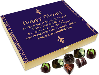 

Chocholik Diwali Sweets - May You Stay Blessed And Prosper On Diwali Chocolate Box - 20pc Truffles(240 g)