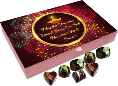 

Chocholik Diwali Sweets - May This Diwali Brings In Lots Of Success And Happiness Chocolate Box - 12pc Truffles(144 g)