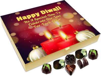 

Chocholik Diwali Sweets - Lets Celebrate Diwali With All Our Close Ones Chocolate Box - 20pc Truffles(240 g)