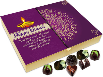 

Chocholik Diwali Sweets - May Thousands Of Lamps Enlighten Your Life This Diwali Chocolate Box - 20pc Truffles(240 g)