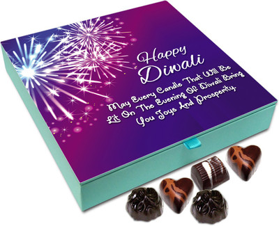

Chocholik Diwali Sweets - May Every Diwali Candle Brings Joy And Prosperity Chocolate Box - 9pc Truffles(108 g)