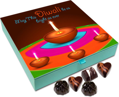 

Chocholik Diwali Sweets - May This Diwali Turns Out To Be The Best For You Chocolate Box - 9pc Truffles(108 g)