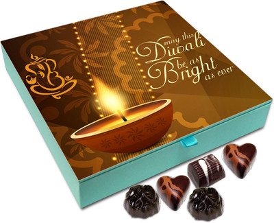 

Chocholik Diwali Sweets - May This Diwali Be The Most Charismatic Of All Chocolate Box - 9pc Truffles(108 g)