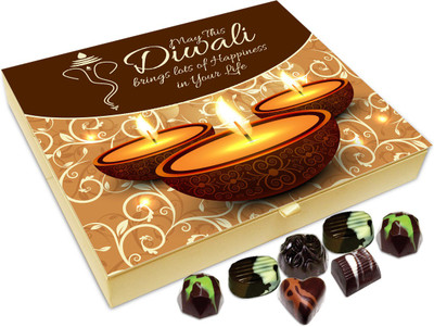

Chocholik Diwali Sweets - May This Deepawali Brings Lots Of Happiness Chocolate Box - 20pc Truffles(240 g)