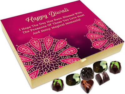 

Chocholik Diwali Sweets - I Hope You Have A Blessed Deepawali Chocolate Box - 20pc Truffles(240 g)