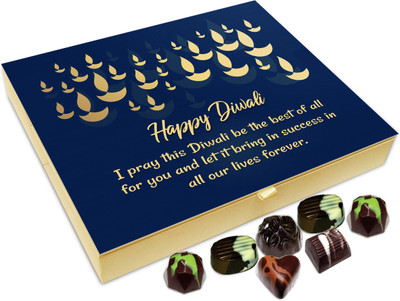 

Chocholik Diwali Sweets - I Pray This Diwali Be The Best One For You Chocolate Box - 20pc Truffles(240 g)