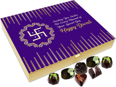 

Chocholik Diwali Sweets - Sending You Smiles For Every Moment Of Diwali Chocolate Box - 20pc Truffles(240 g)