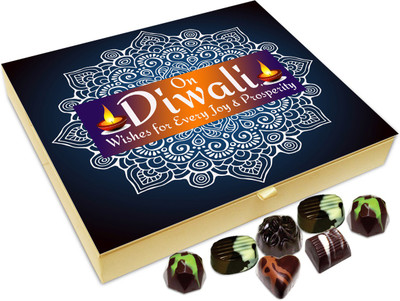 

Chocholik Diwali Sweets - On Diwali My Wishes For Joy And Prosperity Chocolate Box - 20pc Truffles(240 g)