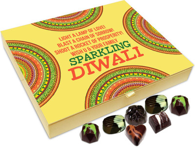 

Chocholik Diwali Sweets - Wishing You And All Your Family A Very Happy Diwali Chocolate Box - 20pc Truffles(240 g)