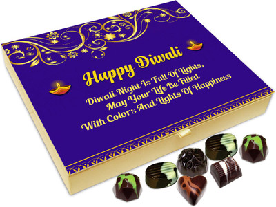 

Chocholik Diwali Sweets - Have A Calm And Sweet Diwali My Friends Chocolate Box - 20pc Truffles(240 g)