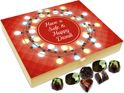 

Chocholik Diwali Sweets - Have A Safe Prosperous And Happy Diwali Chocolate Box - 20pc Truffles(240 g)