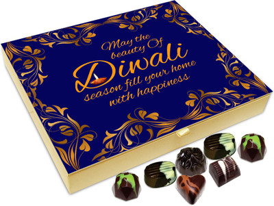 

Chocholik Diwali Sweets - May The Beauty Of Diwali Fill Your Home With Happiness Chocolate Box - 20pc Truffles(240 g)