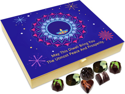 

Chocholik Diwali Sweets - May This Diwali Bring Utmost Peace And Prosperity Chocolate Box - 20pc Truffles(240 g)