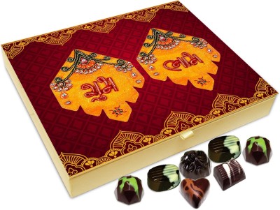 

Chocholik Diwali Sweets - I Wish You A shubh And Happy Diwali Chocolate Box - 20pc Truffles(240 g)