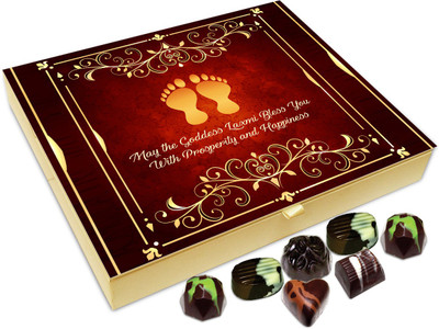 

Chocholik Diwali Sweets - May Goddess Lakshmi Bless You With Prosperity This Diwali Chocolate Box - 20pc Truffles(240 g)