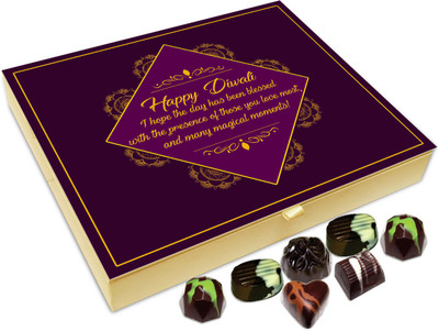 

Chocholik Diwali Sweets - I Hope You Have A Blessed Diwali Chocolate Box - 20pc Truffles(240 g)