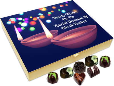 

Chocholik Diwali Sweets - Hearty Wishes On The Auspicious Occasion Of Diwali Chocolate Box - 20pc Truffles(240 g)