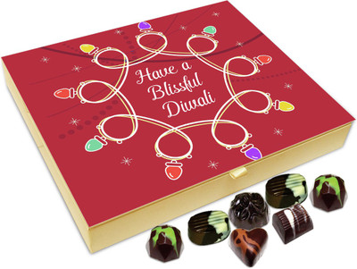 

Chocholik Diwali Sweets - Have A Blissful And Happy Diwali Chocolate Box - 20pc Truffles(240 g)