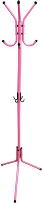 ELEGANTSHOPPING 100% Brand New & High Quality Wrought Iron Coat Rack Hanger Creative Fashion Bedroom for Hanging Clothes Shelves, Wrought Iron Racks Standing Coat Rack - Iron Floor Cloth Dryer Stand(Pink) available at flipkart for Rs.1575