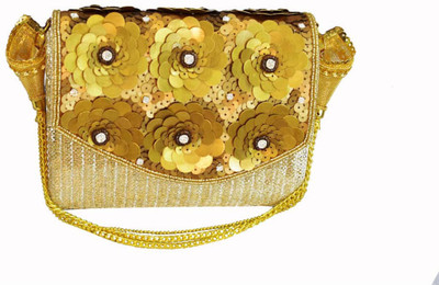 Falah Party Gold Clutch
