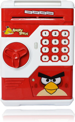 

Toys Factory Piggy Bank In Smart Angry Bird Cartoon Print 901 ( MANY COLOURS) Coin Bank(Multicolor)
