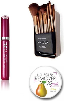 

Oriflame Sweden The One Volume Blast Mascara with Imported Makeup Brush Set (12 Pcs)(Set of 3)