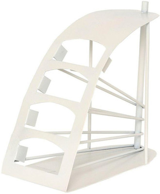 

Blessed 4 Compartments Iron Remote Stand(White)