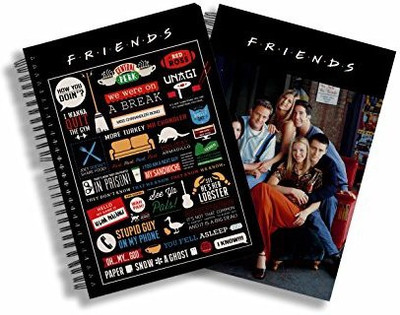

MC SID RAZZ A5 Notebook(Official "Friends - Tv Series" Combo pack of 2 , Infographic Notebook + On the Couch Notebook , licensed by Warner Bros,USA, Multicolor, Pack of 2)