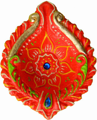

gargi creation Terracotta (Pack of 4) Table Diya Set(Height: 1.5 inch)