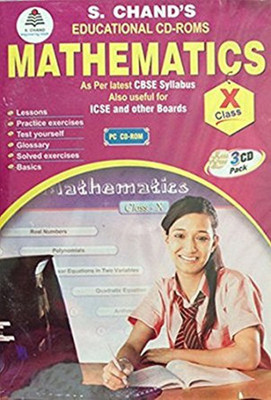 

S. Chand MATHEMATICS CLASS X FOR CBSE 3 CD SETS(CD-ROM)