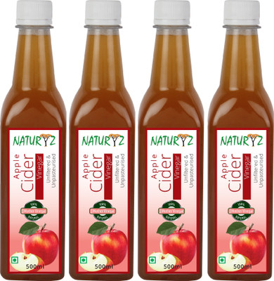 

NATURYZ Vinegar with Honey - with Mother Apple Cider Vinegar(4x500 ml, Unflavoured Flavored)