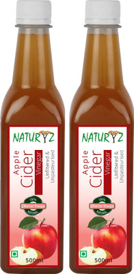 

NATURYZ With Mother of Vinegar Apple Cider Vinegar(2x250 ml, Unflavoured Flavored)