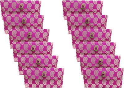 

FashBlush Kraft Handmade Party/ Festivals/ Gifts/Shagun/Cash Wedding Envelopes (Pack Of 12) Envelopes(Pack of 12 Pink, Gold)