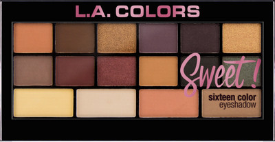 

L.A. Colors Sweet! 16 Color Eyeshadow Palette - 20 g(Seductive)