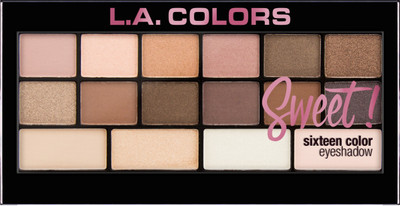 

L.A. Colors Sweet! 16 Color Eyeshadow Palette - 20 g(Charming)