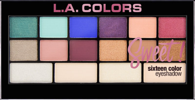 

L.A. Colors Sweet! 16 Color Eyeshadow Palette - 20 g(Playful)