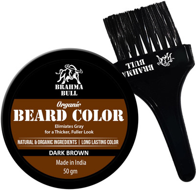 

Brahma Bull Organic Beard Color (Dark Brown) Hair Color(Dark Brown)